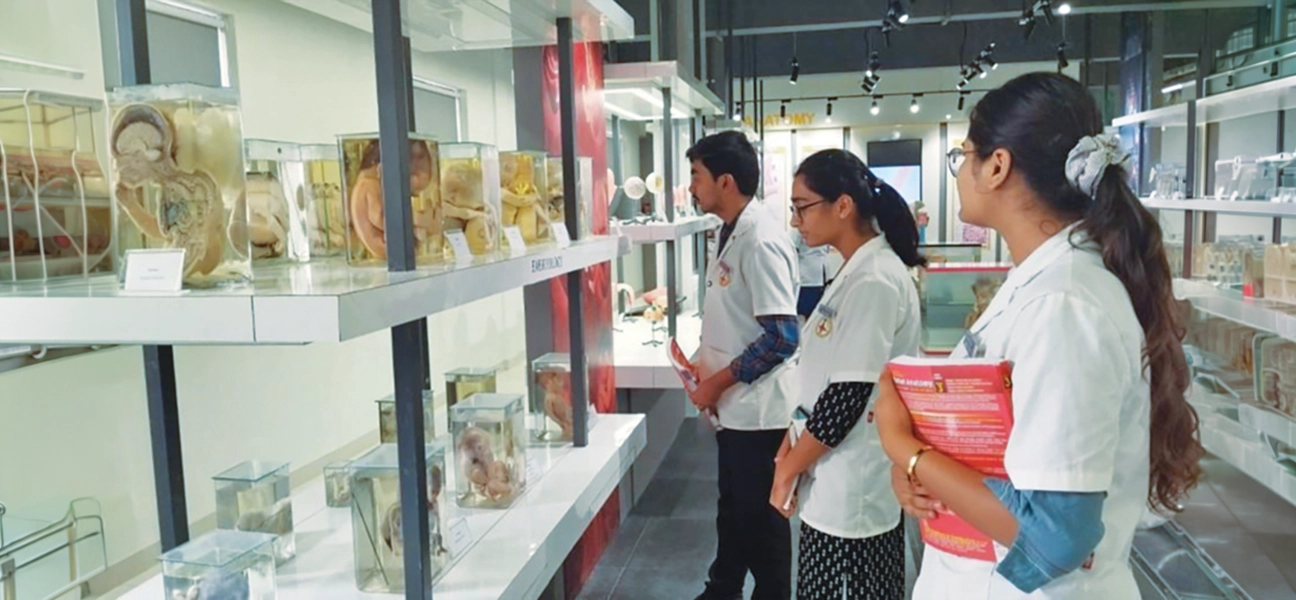 Students at DMIHER, Nation Building through Healthcare Excellence